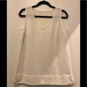 Ann Taylor White Tank Blouse
